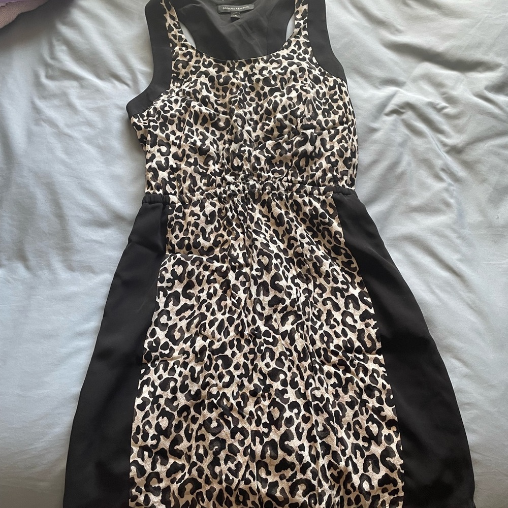 Banana Republic Cheetah Racerback Dress